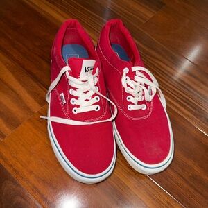 Vans Men's Bold Red Sneakers